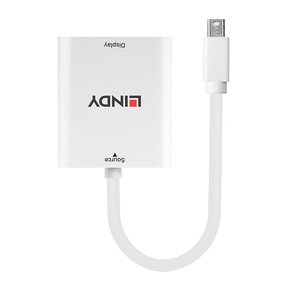 Lindy 41069 Adattatore attivo Mini DisplayPort 1.2 a HDMI 4K60 Eyefinity Bianco