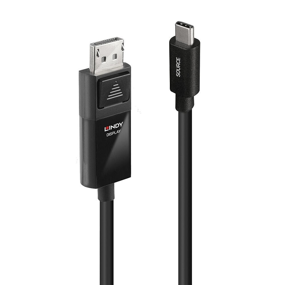 Lindy Cavo Adattatore USB Tipo C a DisplayPort 8K60 - Lunghezza 1m