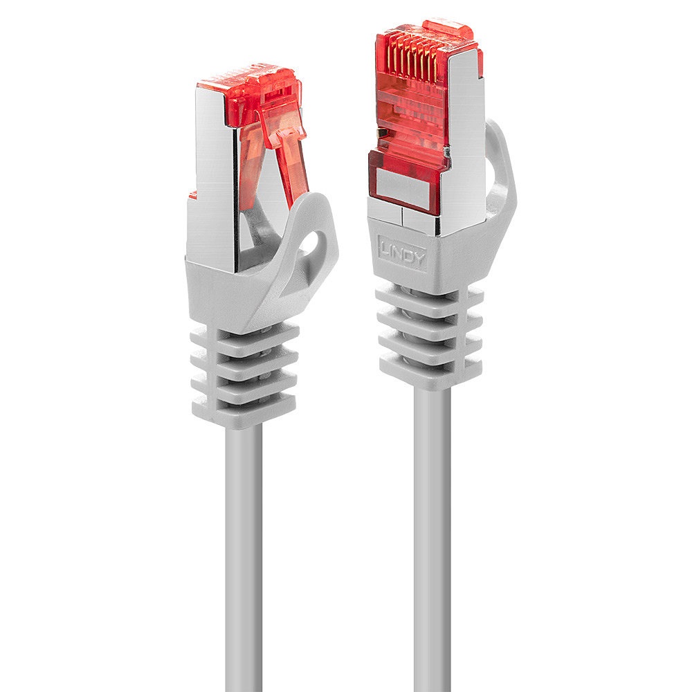 Lindy Cavo di rete Cat.6 S/FTP Grigio 0,5m con connettori RJ-45