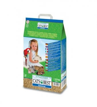 Cat's Best Universal Lettiera Vegetale 10L - Fibra Vegetale per Gatti e Piccoli Animali