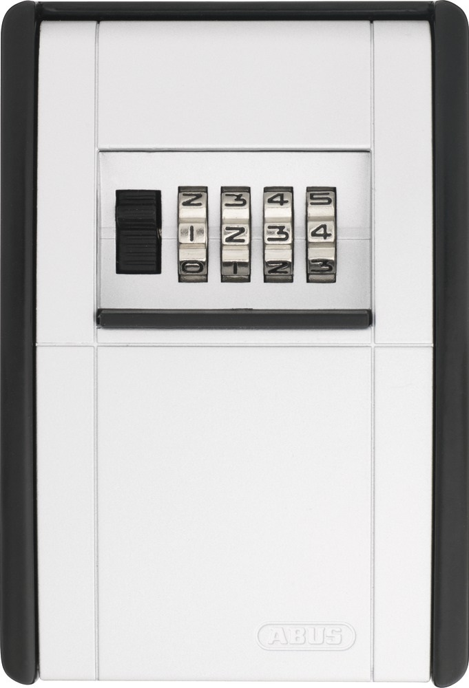 ABUS KeyGarage 787 - Cassetta Portachiavi in Acciaio Zincato, Combinazione Programmabile a 4 Cifre, Dimensioni 80x120 mm, Montaggio a Parete