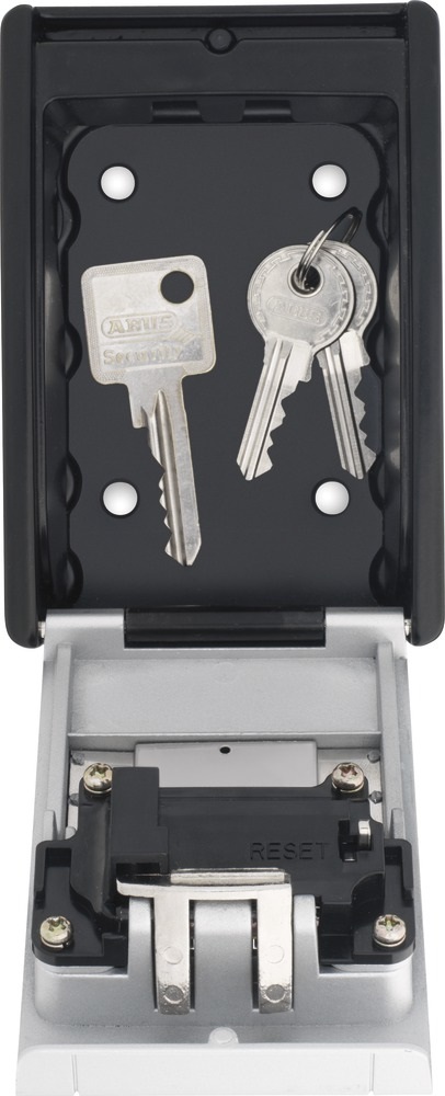 ABUS KeyGarage 787 - Cassetta Portachiavi in Acciaio Zincato, Combinazione Programmabile a 4 Cifre, Dimensioni 80x120 mm, Montaggio a Parete