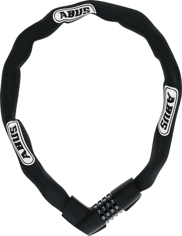 ABUS Lucchetto a Catena Tresor 1385/75 - Combinazione in Acciaio Temprato, 6 mm, 75 cm, Nero, Livello di Sicurezza ABUS 6
