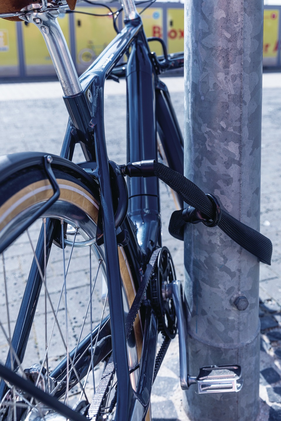 ABUS IvyTex Adaptor Chain 6KS - Lucchetto Catena per Bicicletta Nero 130 cm con Copertura Antisporco e Antiumidità