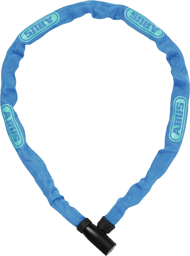 ABUS Lucchetto a catena Steel-O-Chain 4804K - Antifurto per bicicletta in acciaio speciale, 75 cm, Livello di sicurezza 4, Catena spessa 4 mm con guaina in tessuto