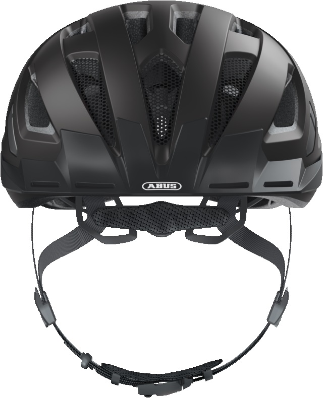 ABUS Urban-I 3.0 Casco Urbano Nero - Casco da Bici con Fanale Posteriore, Leggero e Stabile, Taglia L per Uomo e Donna
