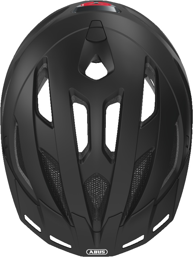 ABUS Urban-I 3.0 Casco Urbano Nero - Casco da Bici con Fanale Posteriore, Leggero e Stabile, Taglia L per Uomo e Donna