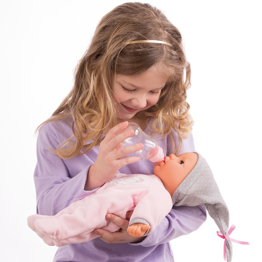 Bayer Design 93829AA My Piccolina Bambola Interattiva 38 cm, Parlante, Muove la Bocca, 26 Funzioni