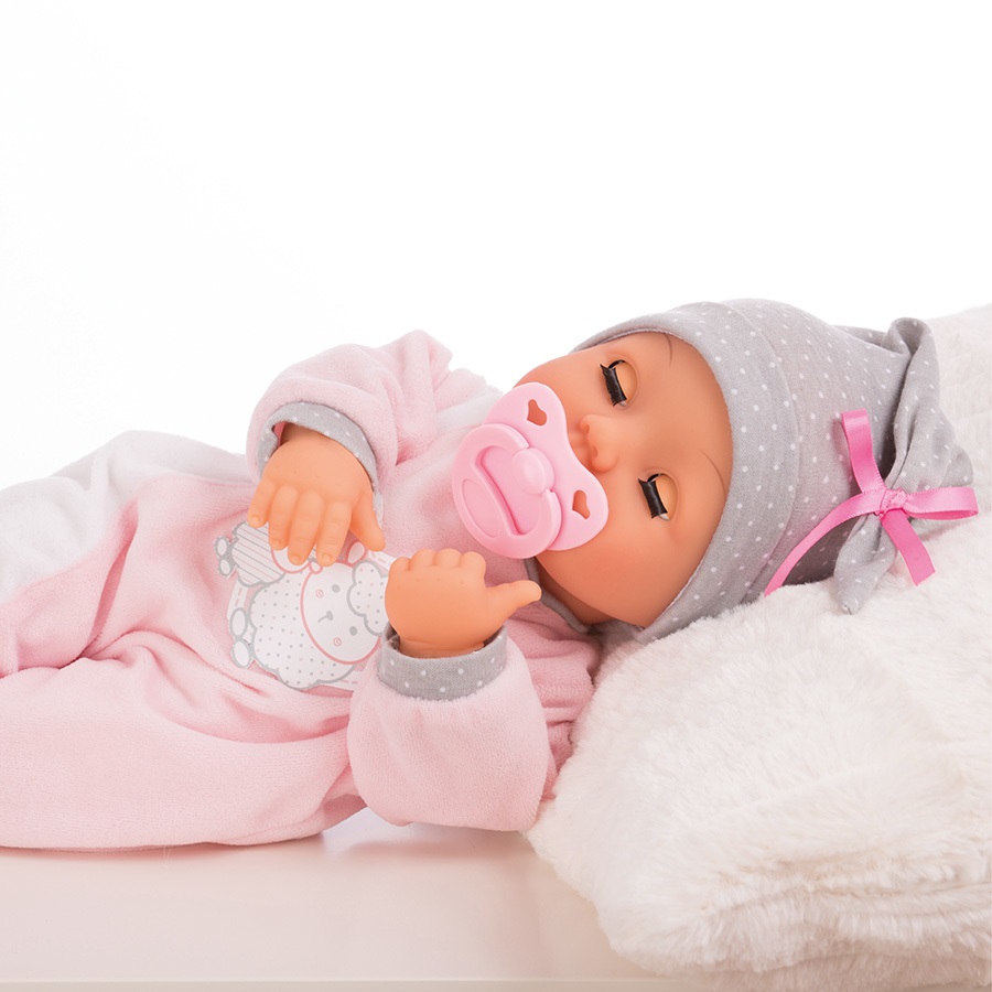 Bayer Design 93829AA My Piccolina Bambola Interattiva 38 cm, Parlante, Muove la Bocca, 26 Funzioni