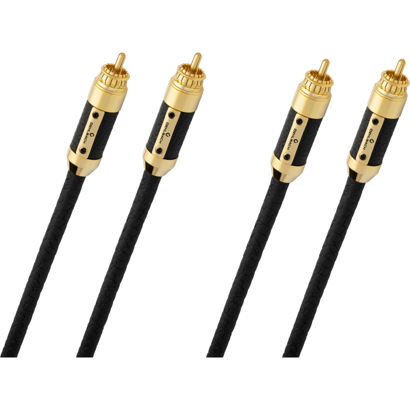 Oehlbach Black Connection Master - Cavo audio RCA 1,25m in rame HPOCC per alta qualità audio
