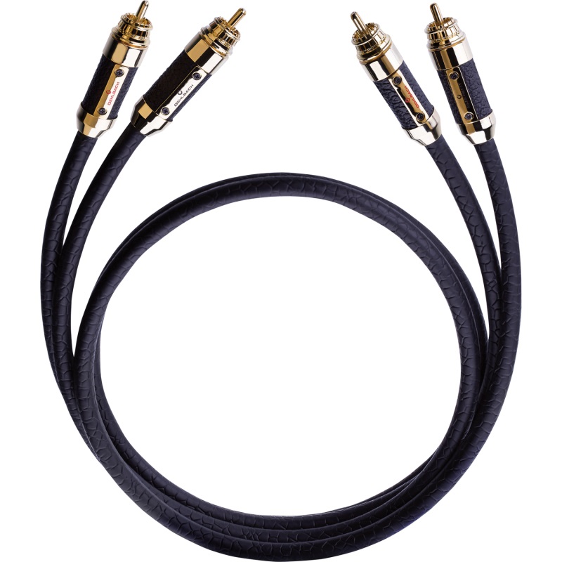 Oehlbach Black Connection Master - Cavo audio RCA 1,25m in rame HPOCC per alta qualità audio