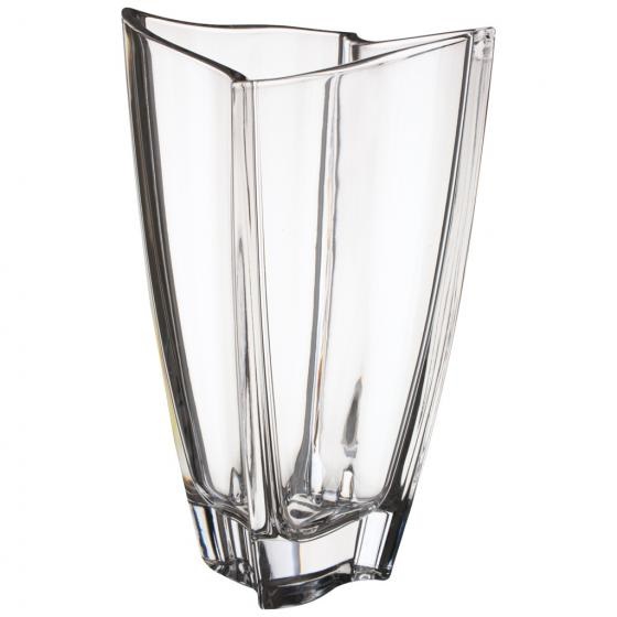 Villeroy & Boch NewWave Vaso Moderno in Cristallo 25cm - Design Asimmetrico, Lavabile in Lavastoviglie