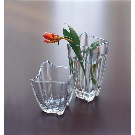 Villeroy & Boch NewWave Vaso Moderno in Cristallo 25cm - Design Asimmetrico, Lavabile in Lavastoviglie