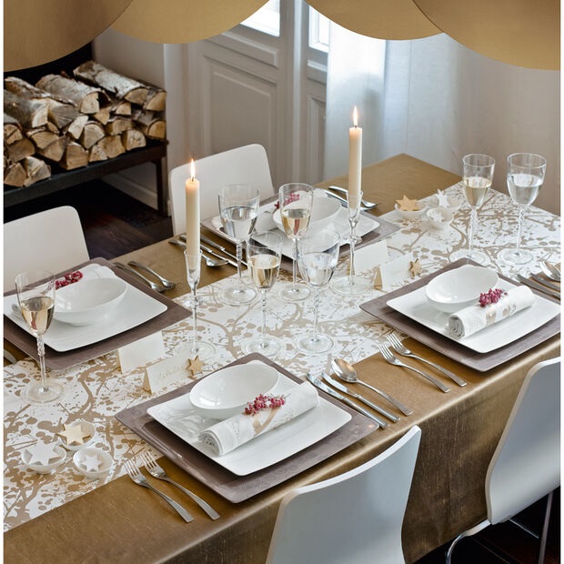 Villeroy & Boch Modern Grace Ciotola per dessert 19 x 12 cm 0,45 L Porcellana Premium Bone Bianco