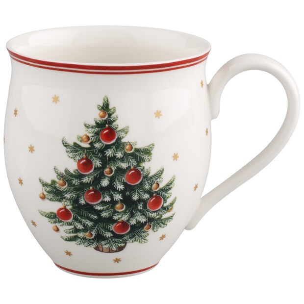 Villeroy & Boch Toy's Delight Tazza in Porcellana Decorativa per Caffè e Tè, Motivo Natalizio, Capacità 340ml