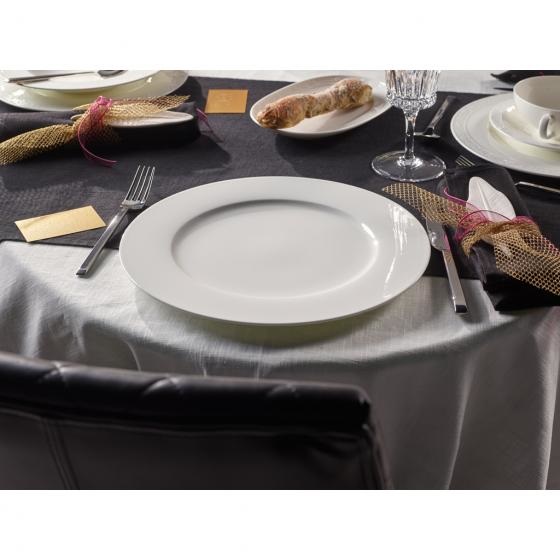 Villeroy & Boch White Pearl Piatto Segnaposto 30 cm in Porcellana Bone China, Lavabile in Lavastoviglie e Adatto per Microonde