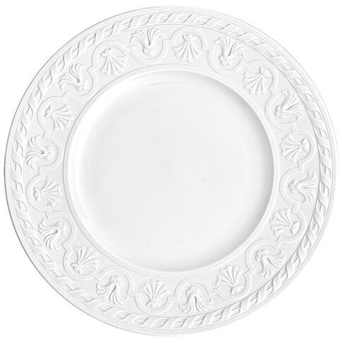 Villeroy & Boch Cellini Piatto per Pane, 18 cm, Porcellana Premium, Bianco - Design Rotondo con Rilievi, Adatto per Microonde e Lavabile in Lavastoviglie