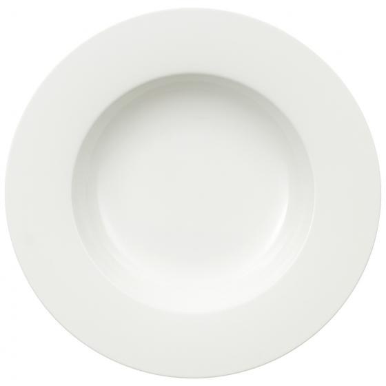Villeroy & Boch Royal Piatto Fondo Rotondo in Porcellana Premium Bone Bianco 24 cm - Elegante e Resistente