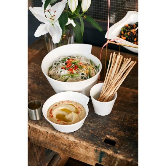 Villeroy & Boch NewWave Zuppiera Piccola Ovale in Porcellana Bianco, 300 ml - Adatta per Lavastoviglie e Microonde