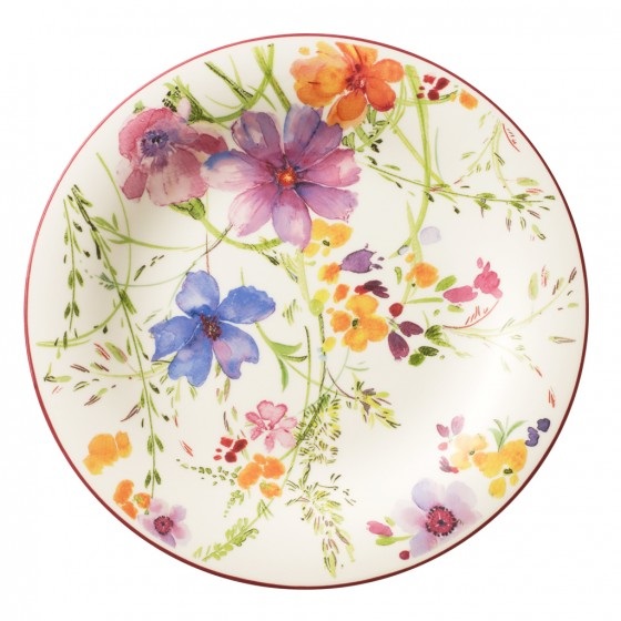 Villeroy & Boch Mariefleur Piatto da Dessert/Colazione Rotondo 21,5 cm in Porcellana Floreale, Lavabile in Lavastoviglie e Adatto per Microonde