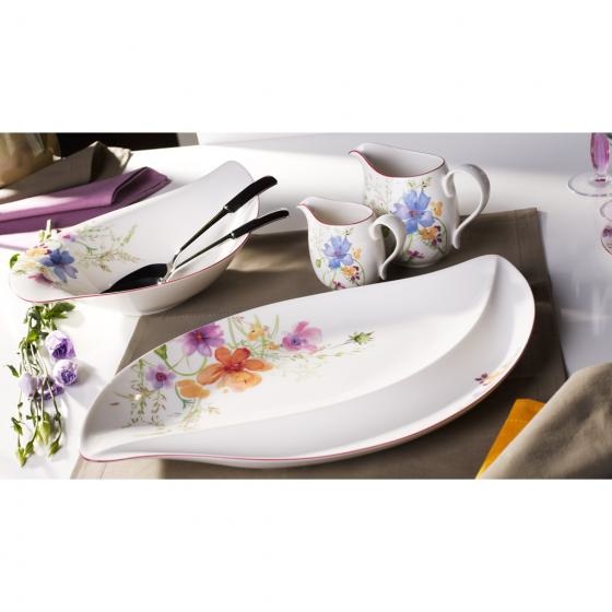 Villeroy & Boch Mariefleur Serve & Salad Ciotola Fonda 21x18 cm Porcellana Premium Multicolore con Decoro Floreale