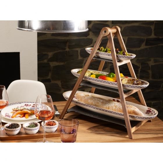 Villeroy & Boch Artesano Ciotola per Frutta 55 x 17 cm Porcellana Premium Bianco - Design Rustico, Bordo Rialzato, Resistente agli Urti