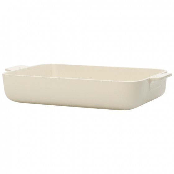 Villeroy & Boch Clever Cooking Teglia Rettangolare 34 x 24 cm Porcellana Premium Bianco - Ideale per Dolci e Sformati