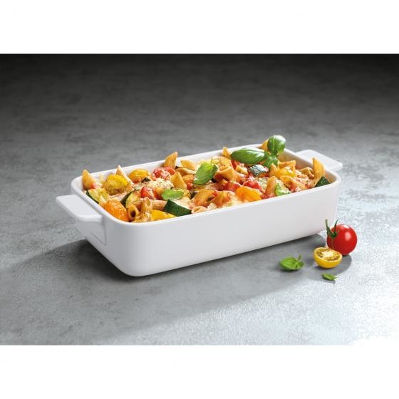 Villeroy & Boch Clever Cooking Teglia Rettangolare 24 x 14 cm Porcellana Premium Bianco - Multiuso per Dolci e Sformati