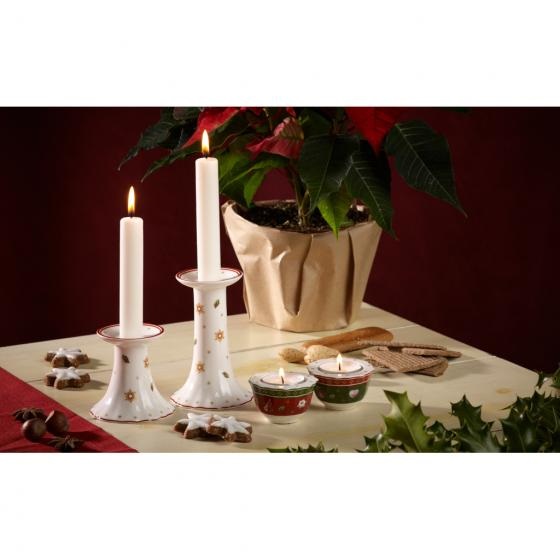 Villeroy & Boch Toy's Delight Portacandela in Porcellana Multicolore - Decorazione Natalizia 6cm
