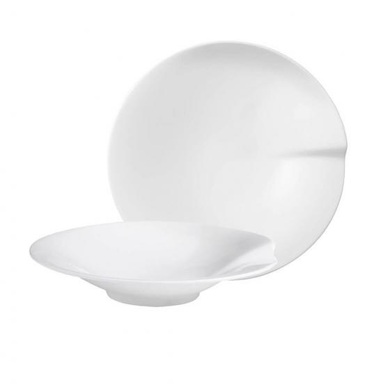 Villeroy & Boch Pasta Passion Piatto per Pasta Medio 27 cm, Porcellana Premium, Set di 2 Pezzi, Design Profondo con Rientranza