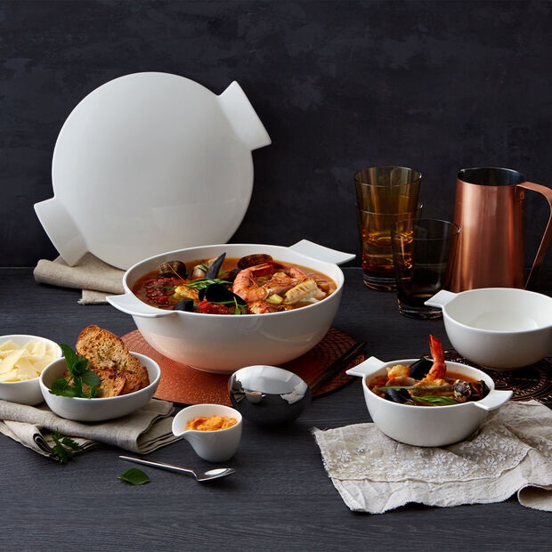 Villeroy & Boch Soup Passion Terrina per 4 Persone 2,5 L in Porcellana Premium Bianco