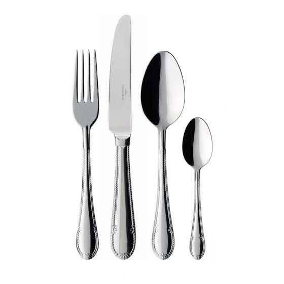 Villeroy & Boch Mademoiselle Set di Posate 24 Pezzi in Acciaio Inox per 6 Persone - Design Elegante e Curvo
