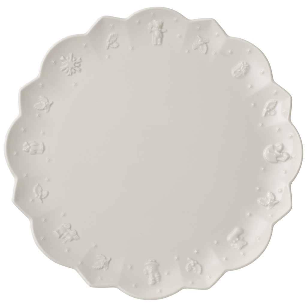 Villeroy & Boch Toy's Delight Royal Classic Piatto da Dessert/Colazione Bianco 23cm - Porcellana Premium, Lavabile in Lavastoviglie, Adatto per Microonde