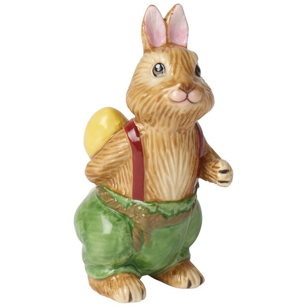 Villeroy & Boch Bunny Tales Statuetta di Porcellana Paul, 8 cm, Multicolore - Decorazione Pasquale Dipinta a Mano
