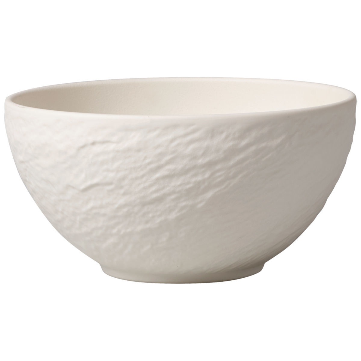 Villeroy & Boch Manufacture Rock Ciotola 14 cm Porcellana Premium Bianco - Ideale per Snack e Zuppe