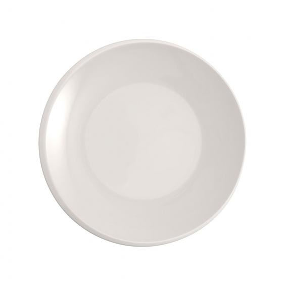 Villeroy & Boch NewMoon Piatto Piano 27 cm in Porcellana Bianco, Lavabile in Lavastoviglie, Design Contemporaneo per Uso Quotidiano e Feste