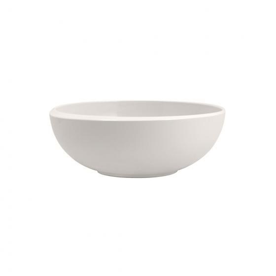 Villeroy & Boch NewMoon Insalatiera 2,2 L Rotonda in Porcellana Premium Bianca, Lavabile in Lavastoviglie