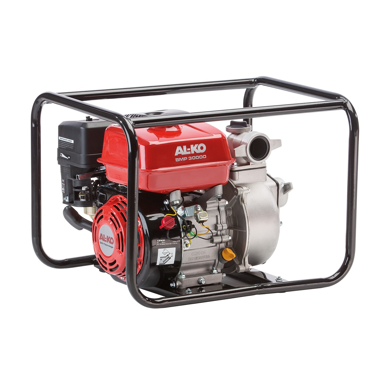 AL-KO Motopompa BMP 30000 - 196cc 4 tempi, 4100w, Portata max. 30000l/h, Prevalenza max. 27m, Profondità max. Aspirazione 6m, Autoadescante