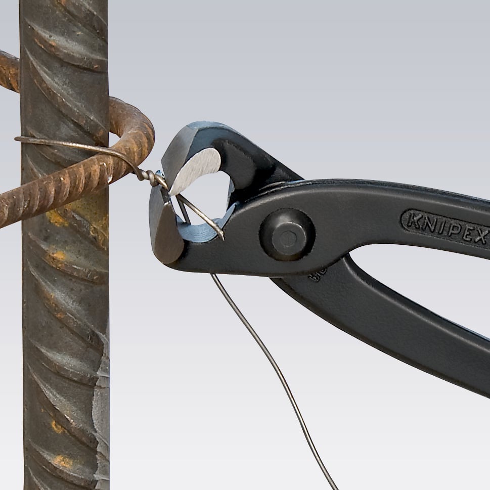 Knipex Tenaglia Tagliente Frontale 250 mm - Pinza per Ferraioli e Cementisti in Acciaio Temprato, Capacità di Taglio 2,6 mm, Finitura Bonderizzata Nera