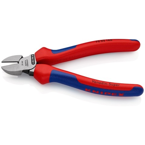 Knipex Tronchese Laterale 160 mm - Taglienti di Precisione, Manico Multicomponente, Alta Qualità