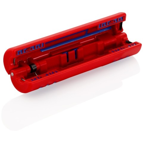 Knipex Spelacavi Universali 100 mm per Cavi Coassiali Ø 4,8-7,5 mm e PVC-Flex 3 x 0,75 mm² - Modello 16 60 100 SB
