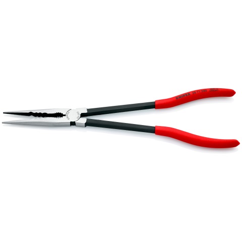 Knipex Pinza per Meccanica 280 mm con Profili Trasversali Bonderizzata Nera e Manici Rivestiti in Resina Sintetica