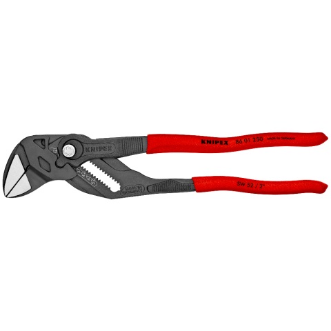 Knipex Pinza Chiave Regolabile 250 mm - Utensile Professionale con Superfici di Presa Parallele e Lisce, Apertura 52 mm