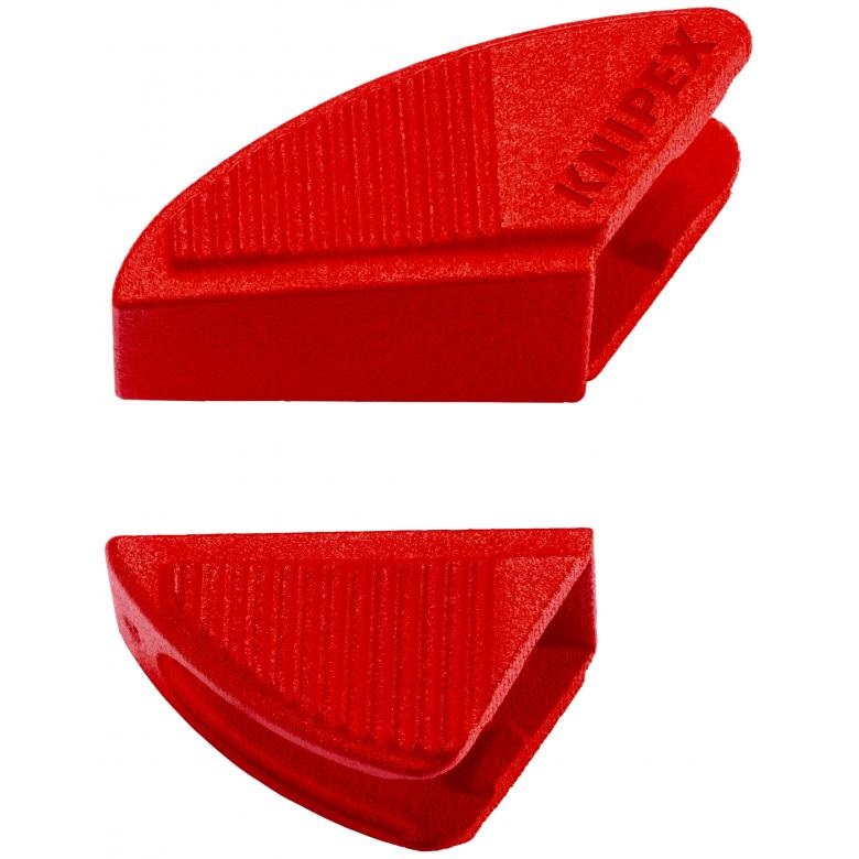 Knipex Ganasce Protettive 86 09 300 V01 - 6 Pezzi, 300 mm, Superfici Morbide per Materiali Sensibili