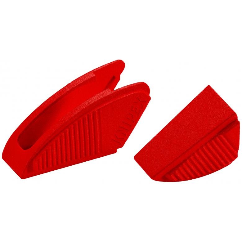 Knipex Ganasce Protettive 86 09 300 V01 - 6 Pezzi, 300 mm, Superfici Morbide per Materiali Sensibili