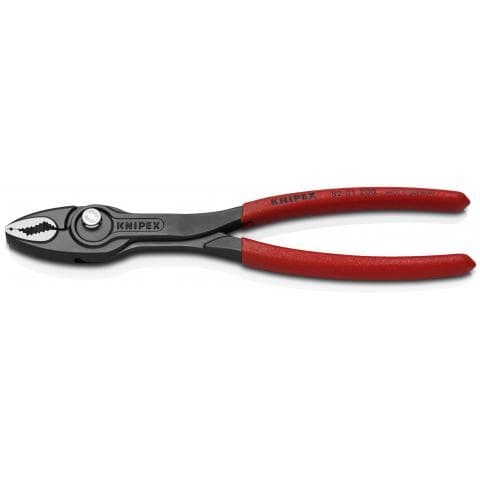Knipex TwinGrip Pinza a Presa Frontale Bonderizzata Nera 200mm con Rivestimento Antiscivolo