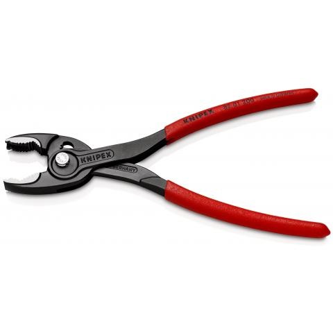 Knipex TwinGrip Pinza a Presa Frontale Bonderizzata Nera 200mm con Rivestimento Antiscivolo