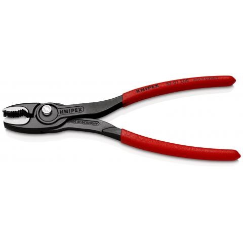 Knipex TwinGrip Pinza a Presa Frontale Bonderizzata Nera 200mm con Rivestimento Antiscivolo