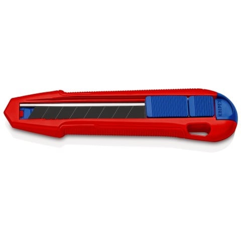 Knipex CutiX Taglierino Universale 165 mm - Modello 9010165BK con Guida di Stabilizzazione Estensibile e Corpo in Magnesio