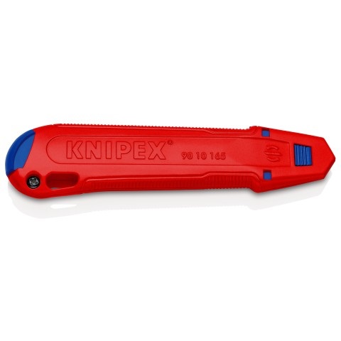 Knipex CutiX Taglierino Universale 165 mm - Modello 9010165BK con Guida di Stabilizzazione Estensibile e Corpo in Magnesio